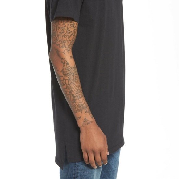 The Rail Longline Tee T-Shirt Men M Heather Gray - Picture 4 of 4